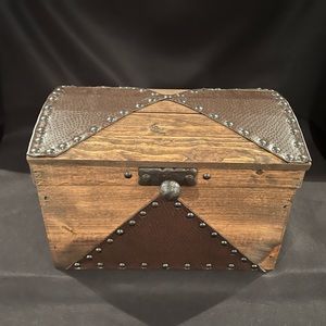 Handmade pirate chest